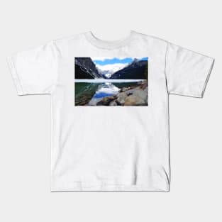 Lake Louise Victoria Glacier Alberta Canadian Rockies Canada Kids T-Shirt